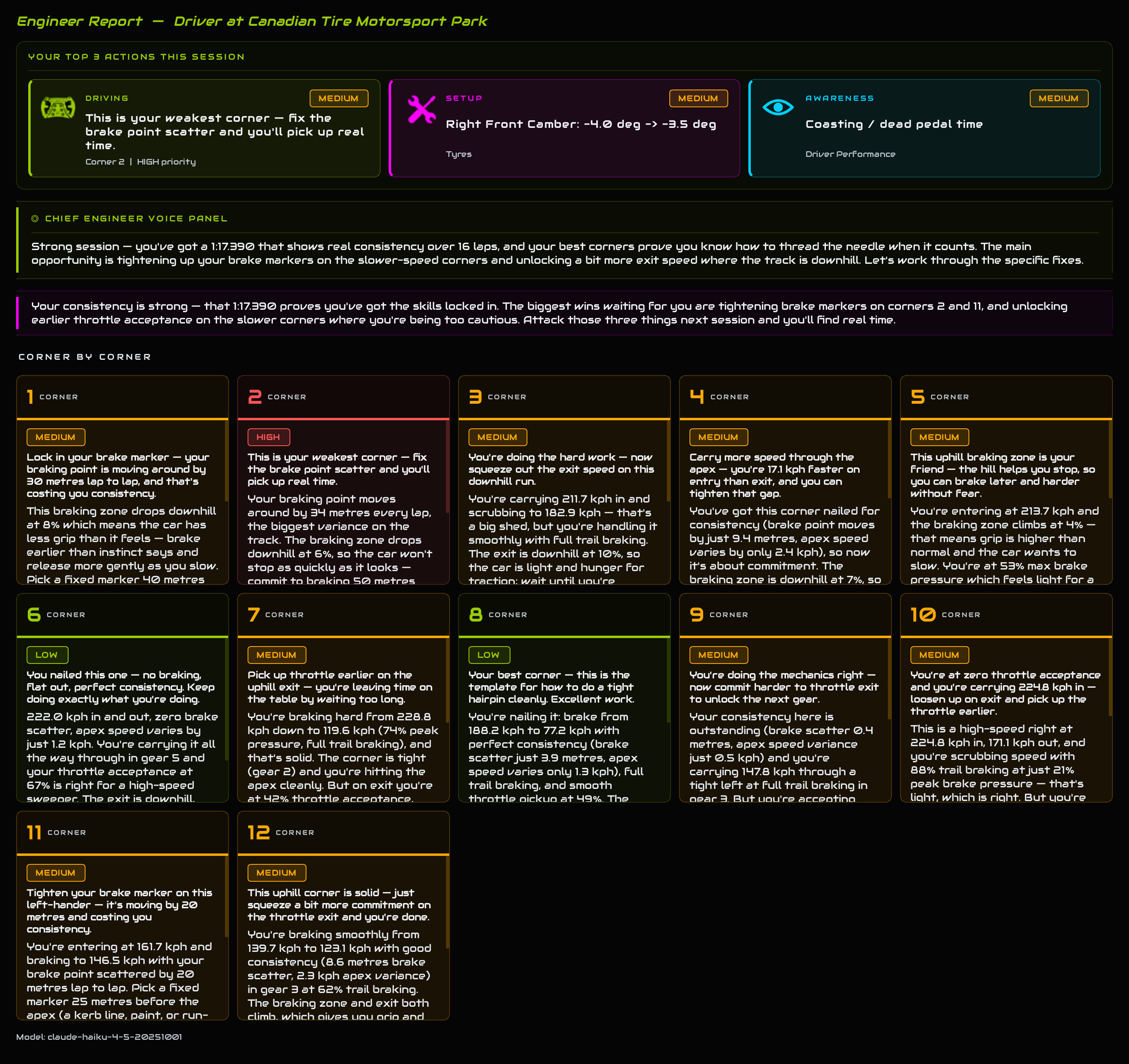 The Engineer Report